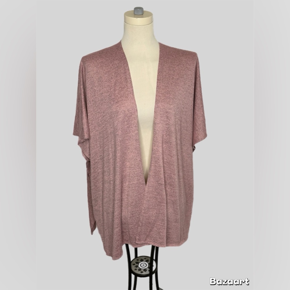 Women's Dusty Pink Open Front kimono one size